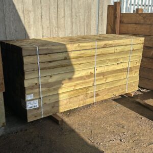 Green Treated Railway Sleepers